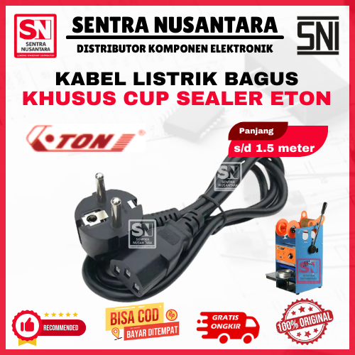 KABEL LISTRIK  CUP SEALER ETON HIGH QUALITY ANTI KORSLET | COK KABEL CUP SEALER ETON | KABEL SEALER 