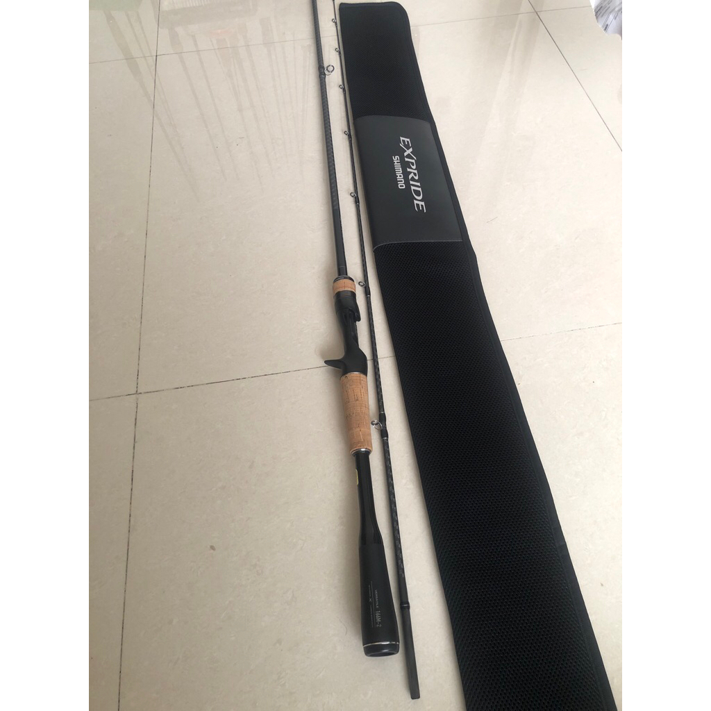 joran bc shimano 22 expride 16lb bekas