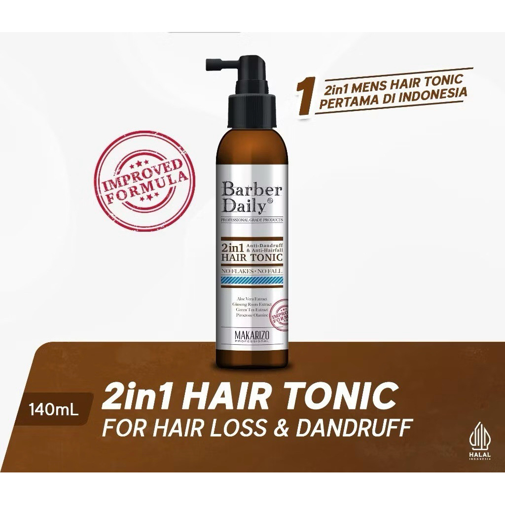 MAKARIZO BARBER DAILY 2in1 HAIR TONIC 140ML