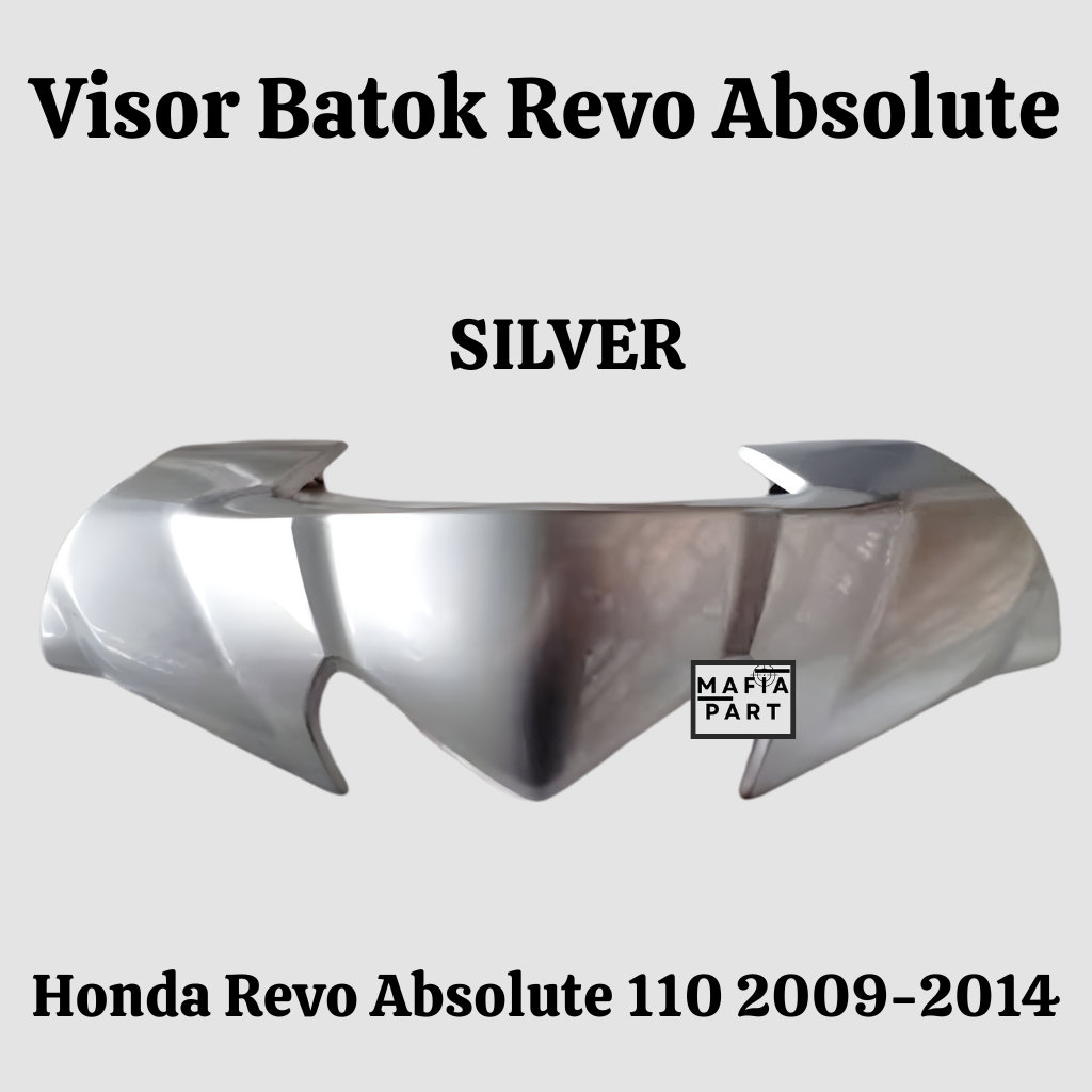 Visor Revo Absolute Batok Atas Revo Absolute 110 th 2009-2014 Silver