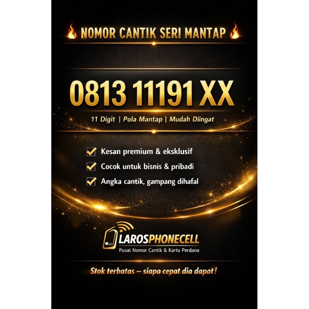 NOMOR CANTIK SIMPATI TELKOMSEL 11111 ada 5