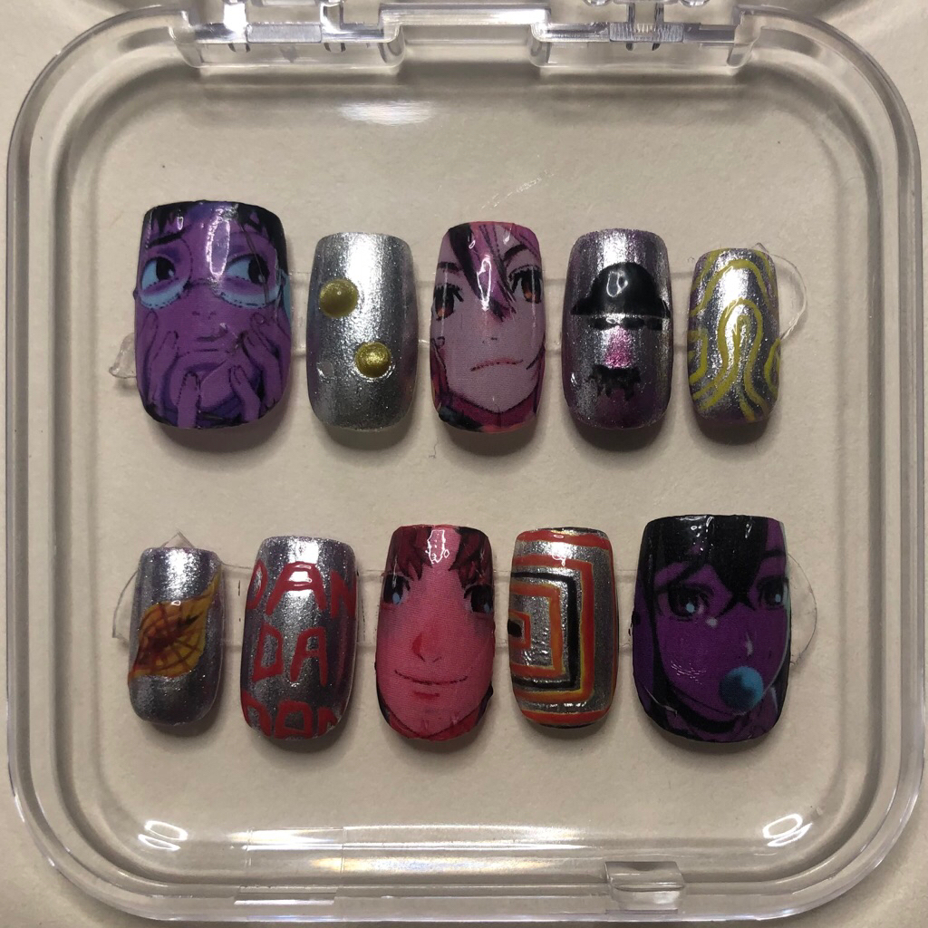 DanDaDan - Chara Series [Press On Nails - DanDaDan, Okarun, Momo Ayase, Jiji, Aira Shiratori, alien,