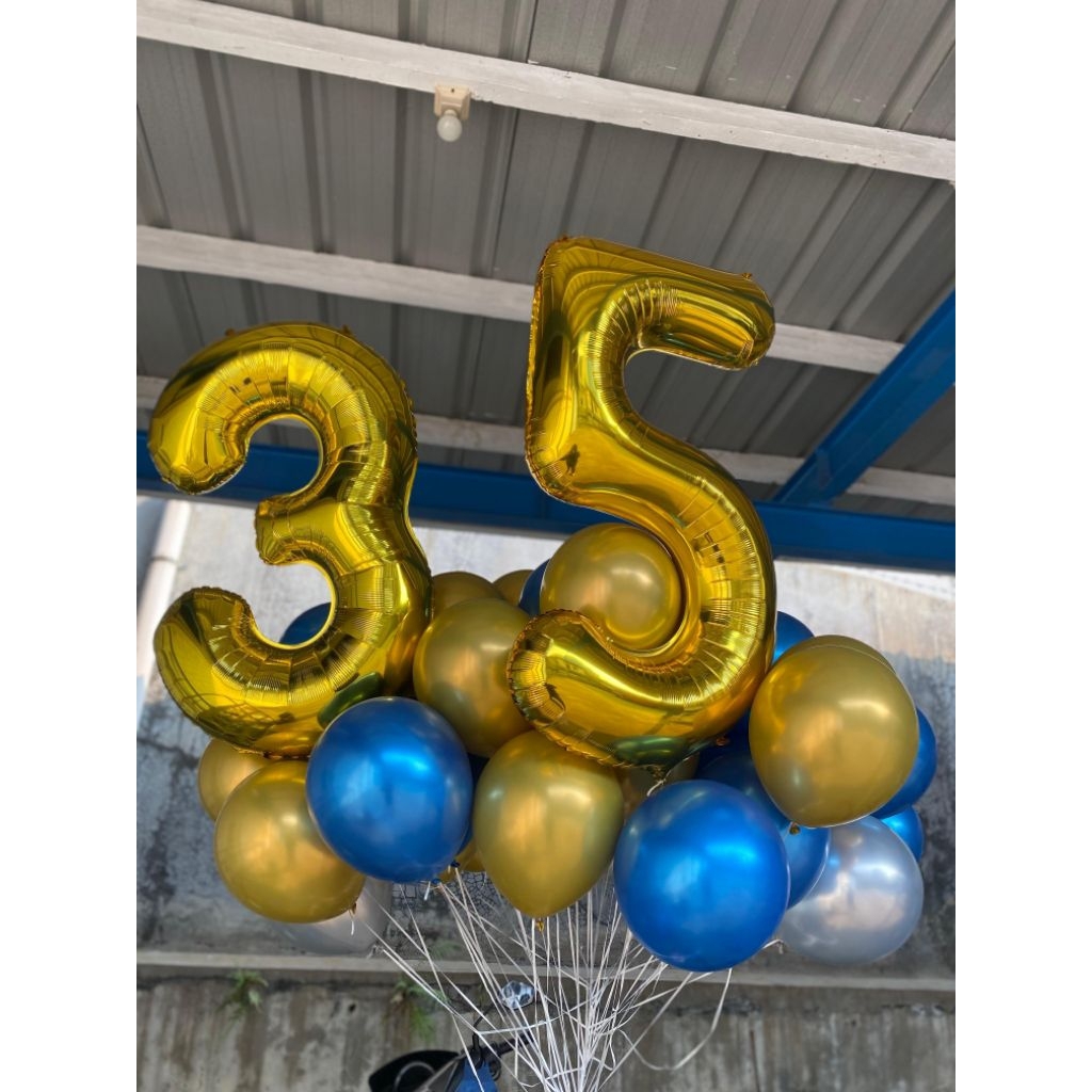 Balon angka/Balon foil angka/balon terbang/balon gas terbang/angka/balon