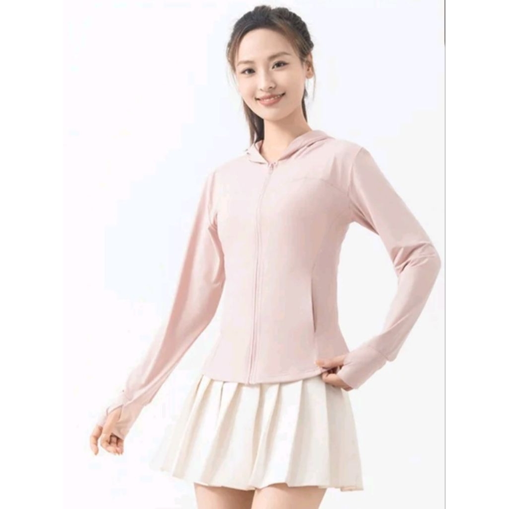 [PRELOVED] Jaket Anti UV Baju Olahraga Outdoor Wanita UPF50+ Jacket Pelindung Matahari
