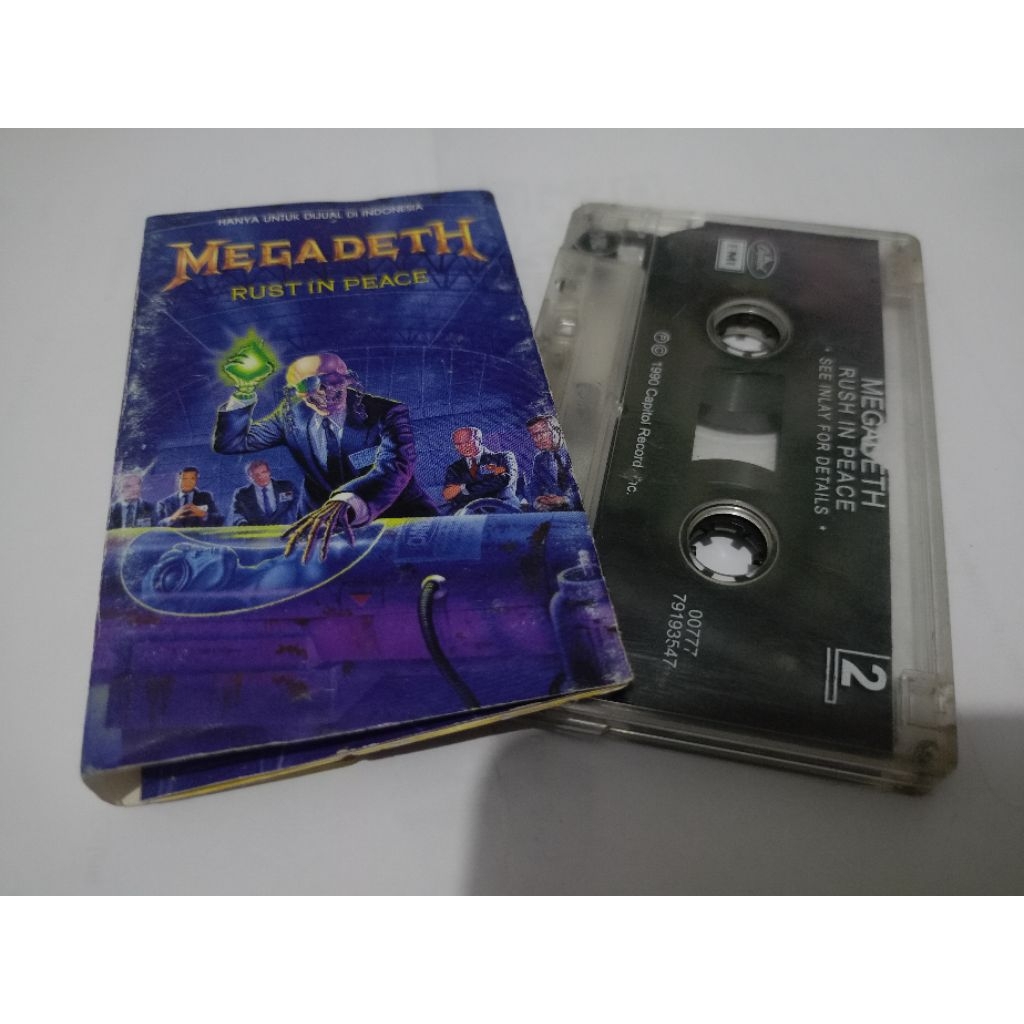 kaset megadeth - rust in peace