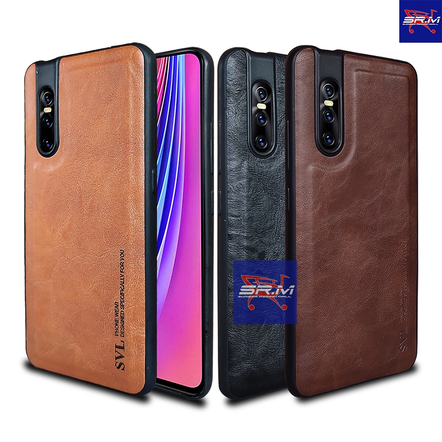 Vivo V15 Pro Premium SVL Leather Hybrid Case Hardcase Softcase Kesing kulit