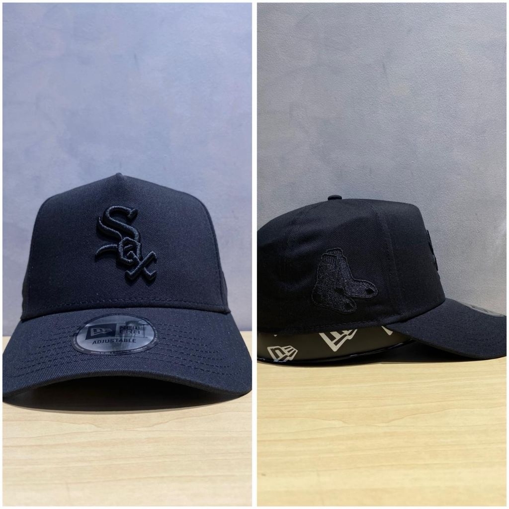 Topi Original New Era SOX 9Forty - Hitam