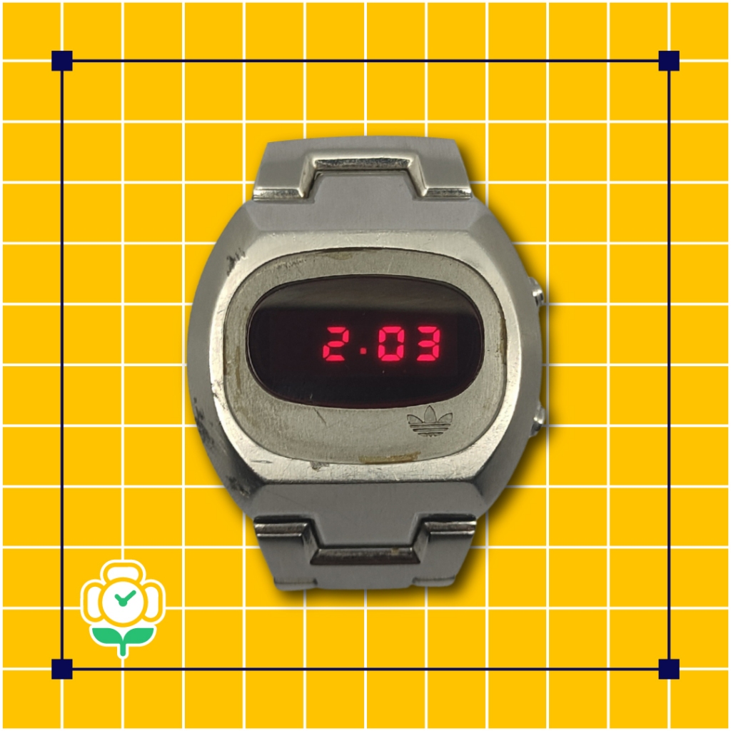 Jam Adidas HSD 601 LED Vintage 90s, Adidas Vintage Watch Y2K