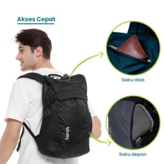 Tas Ransel / Ishikari Tas Ransel Torch 20L + 2L