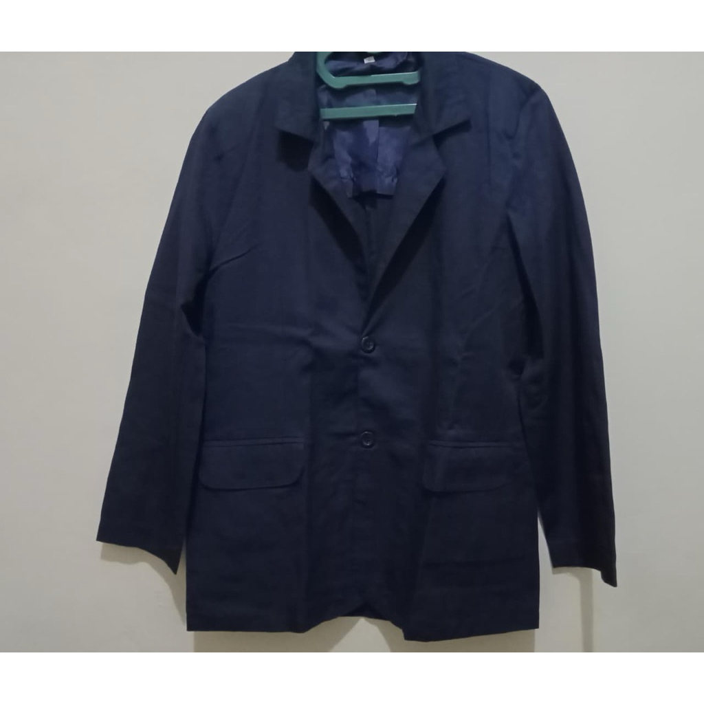 Jas Almamater Universitas Biru dongker warna navy, Untuk sekolah,kampus,pondok dll