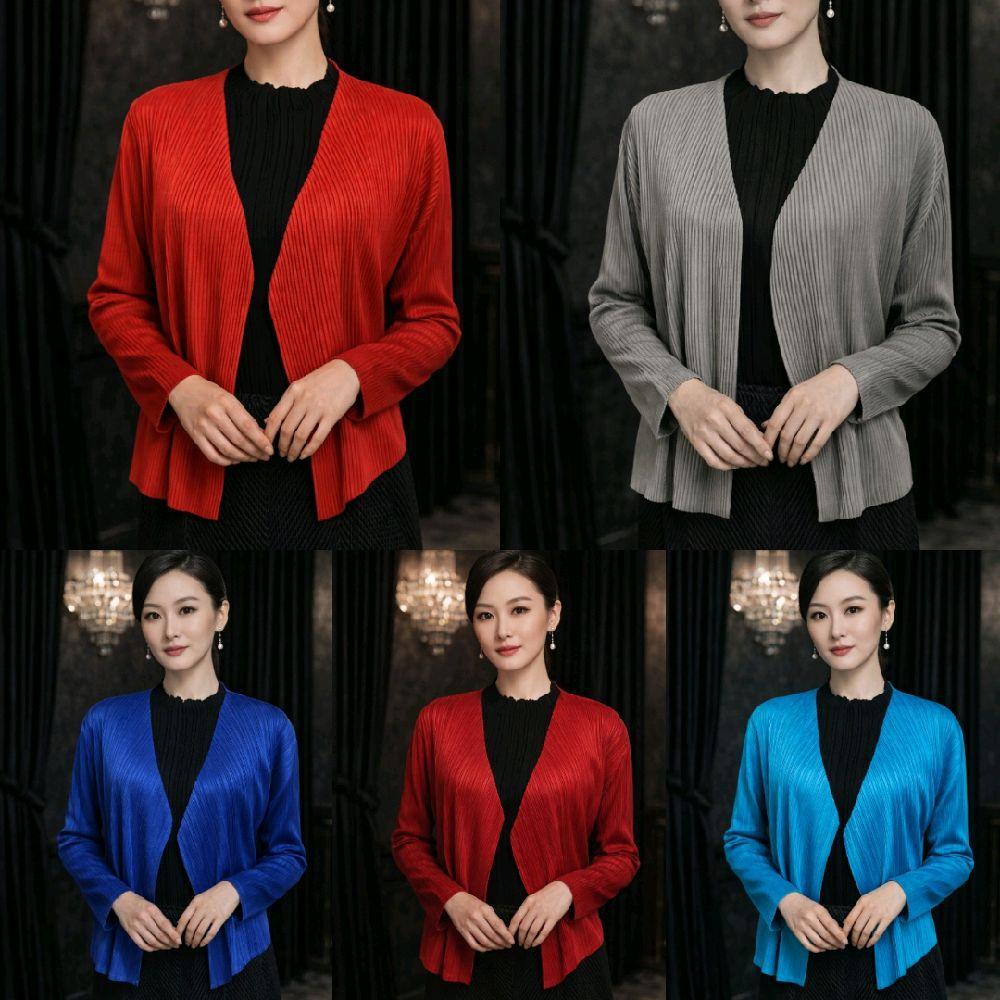 (Kode 71,322,358) New Arrival – Outer Basic Elegan | Outer Plisket Premium | Cardigan Plisket | Atas