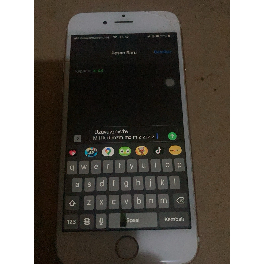 iphone 6s rose gold 64gb minus Lcd Batre