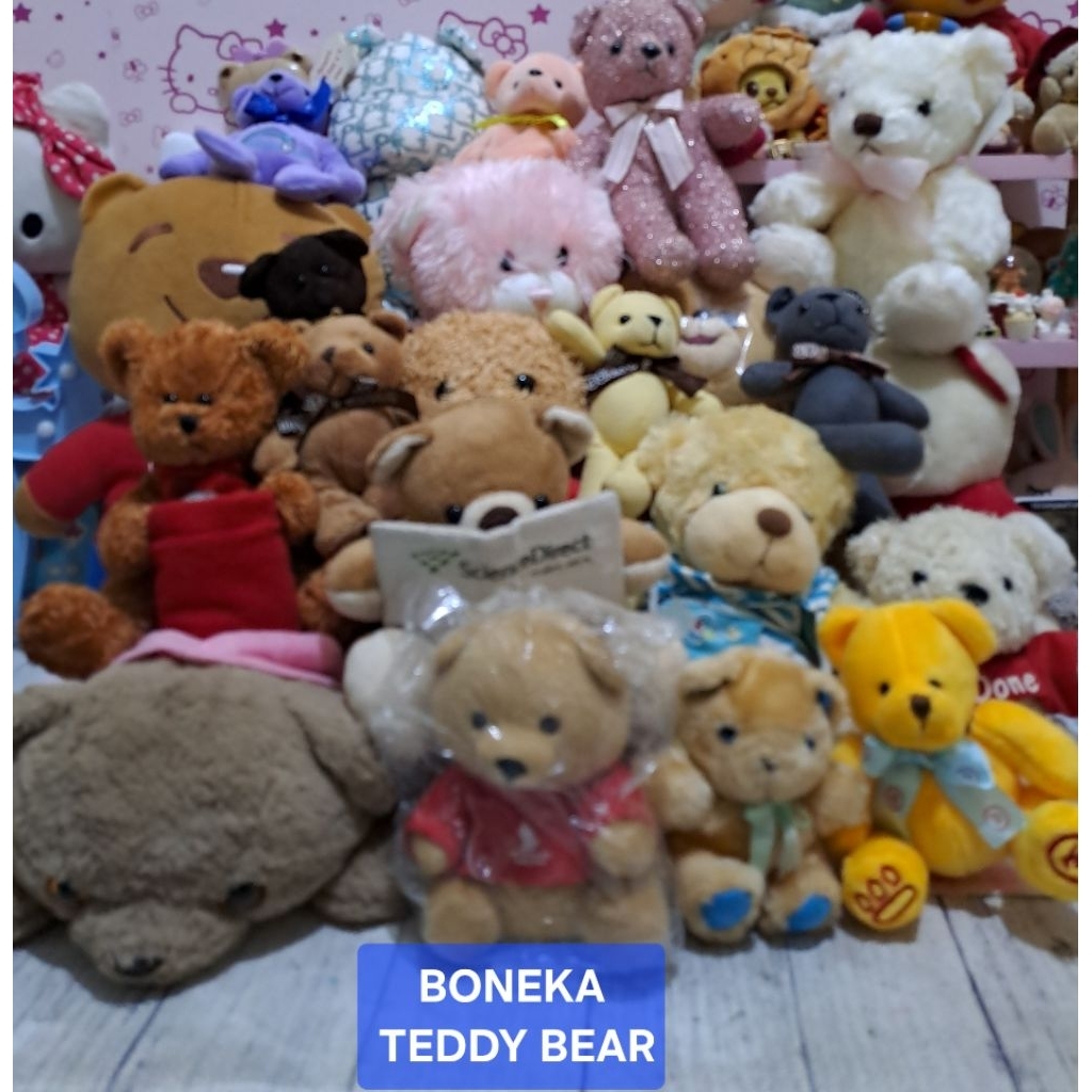 BONEKA TEDDY BEAR BEAR BRICK FOREVER FRIEND MCD