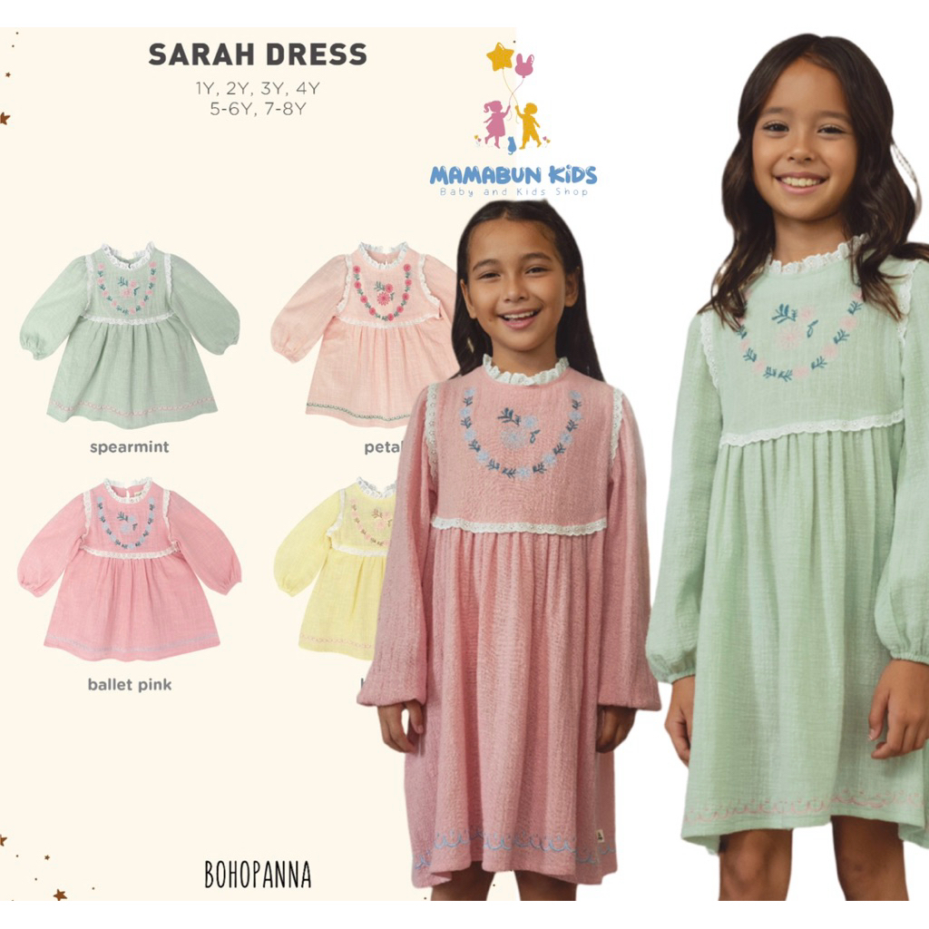 MakassarBohopanna Sarah Dress | Dress Anak