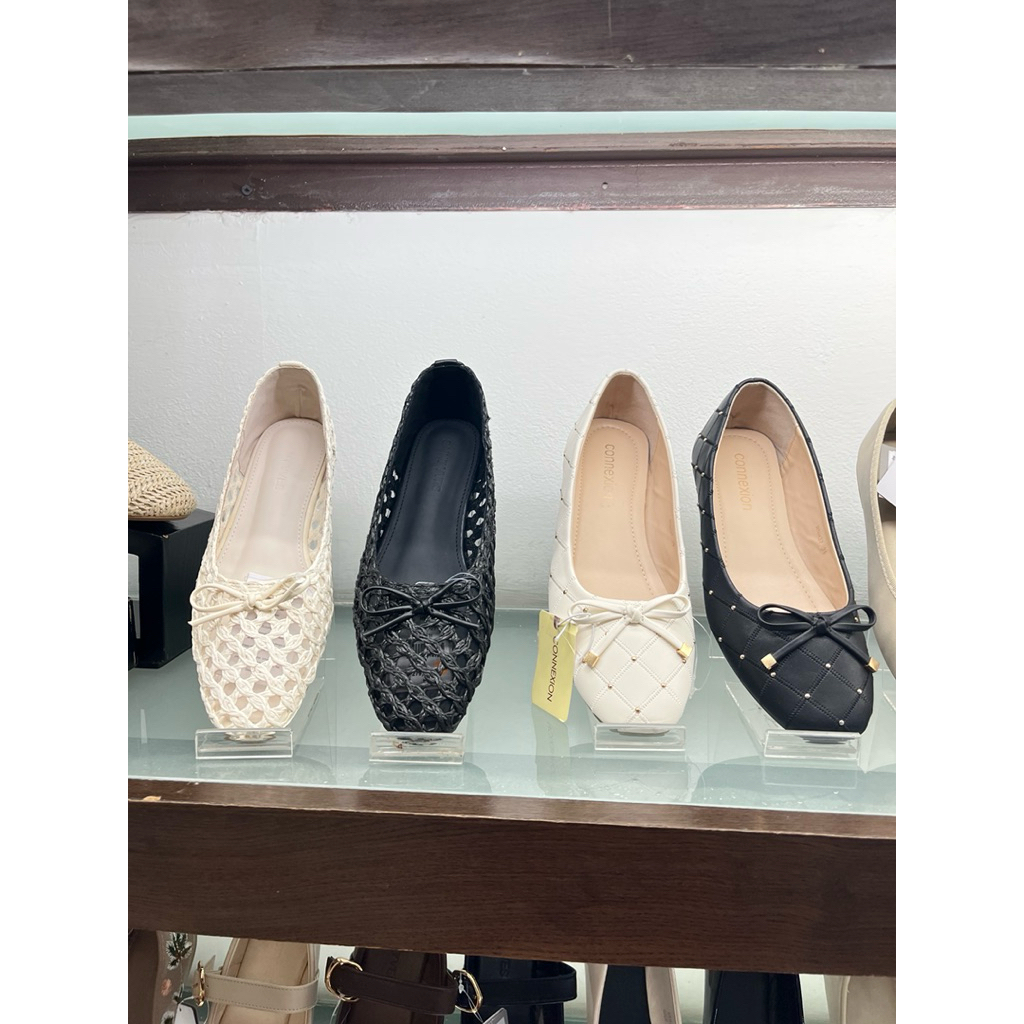 SEPATU WANITA RIBBON SELOP PITA BY CONNEXIONN MATAHARI STORE