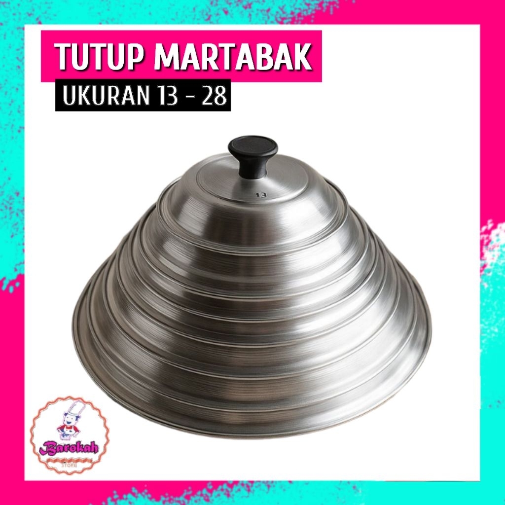 Tutup Loyang Martabak Manis / Tutup Kuali Bahan Aluminium