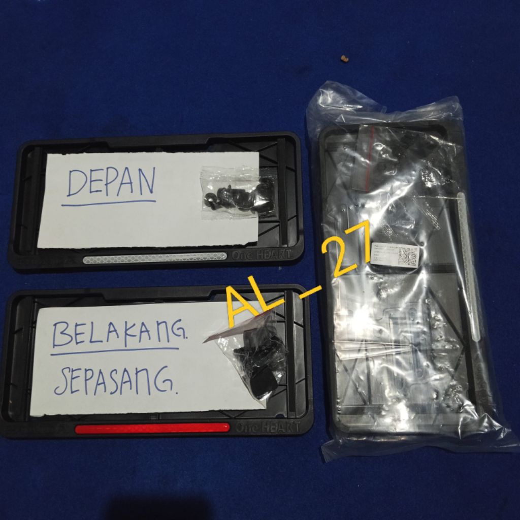 Caver plat nomor motor SATU SET ORIGINAL HONDA AHM
