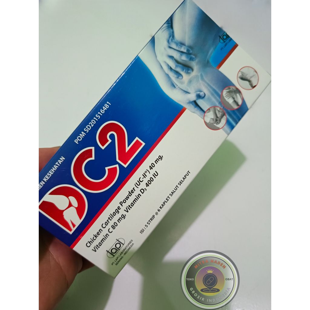 DC2/DC 2 BOX 30 Kaplet Vitamin Persendian & Tulang