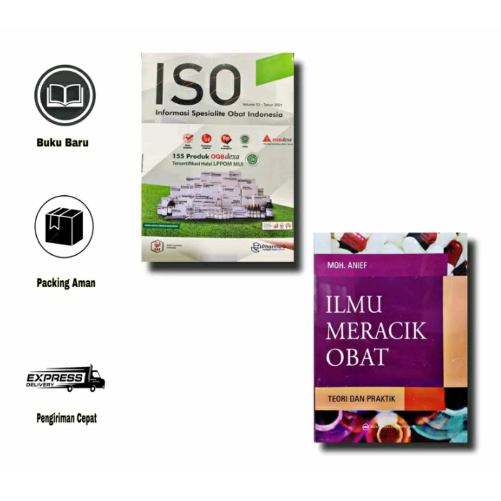 Paket Buku Farmasi ISO & IMO Ilmu meracik obat