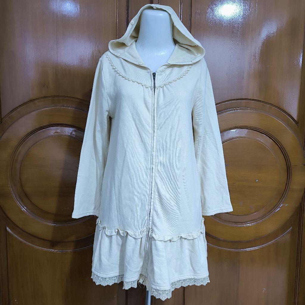 jaket hoodie axes femme mix lace