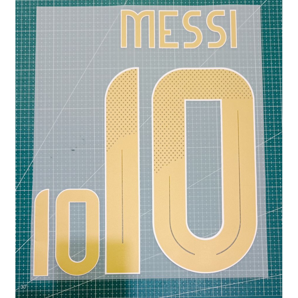 NAMESET MESSI ARGENTINA AWAY 2024