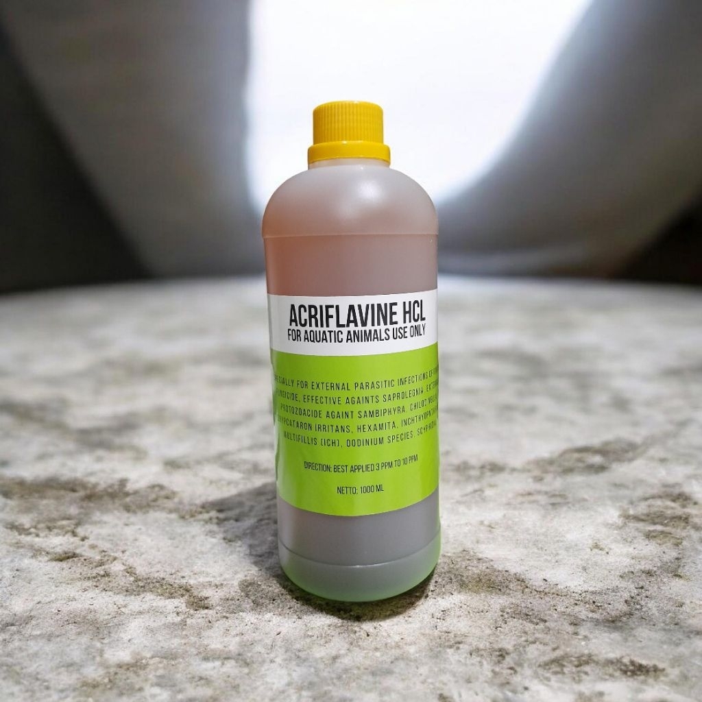 obat ikan hias acriflavine hcl 1 liter