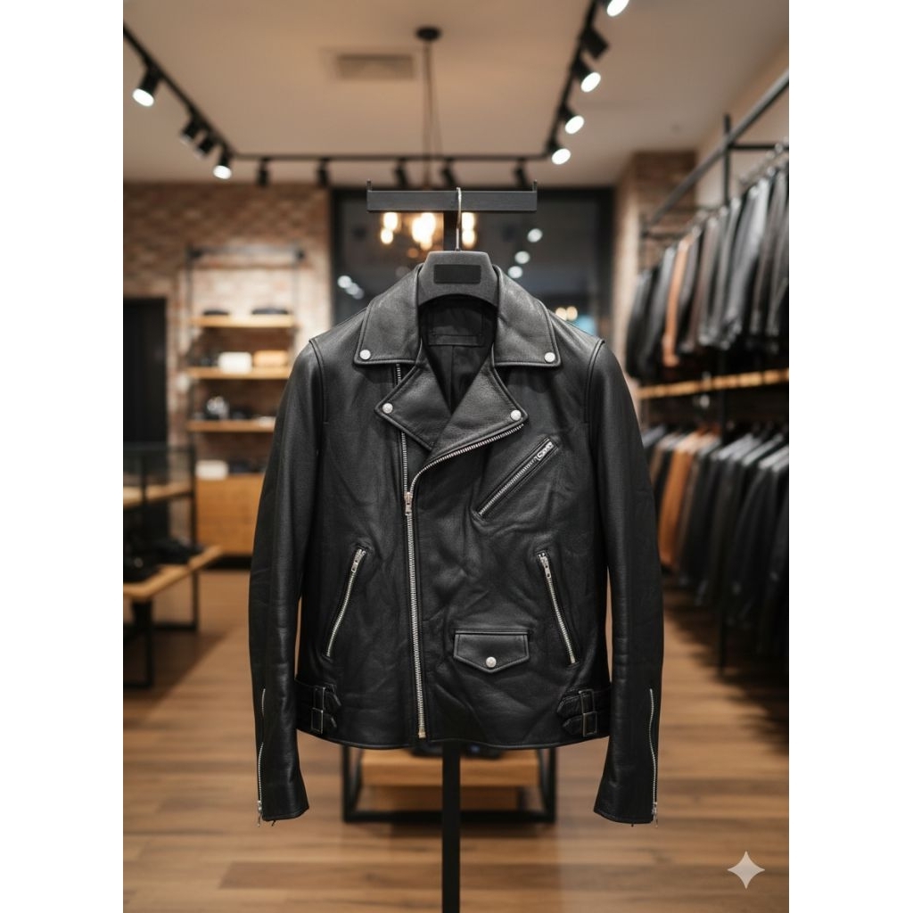 Jaket kulit viva studio