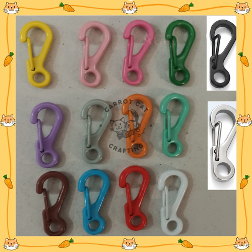 Carabiner mini SF gantungan tali masker quickdraw (12Pcs / 5Pcs )