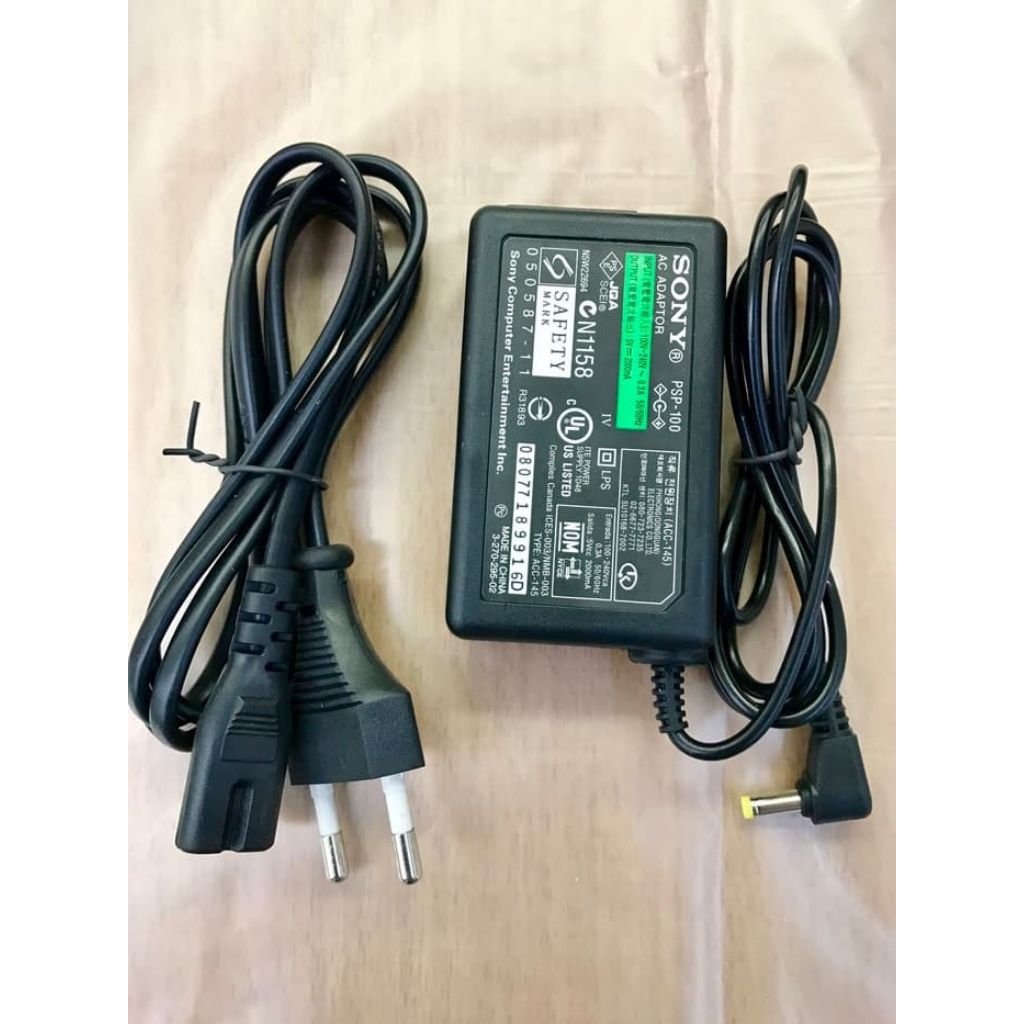 Charger psp sony Original 1000 2000 3000 street Carger Casan adaptor mulus murah