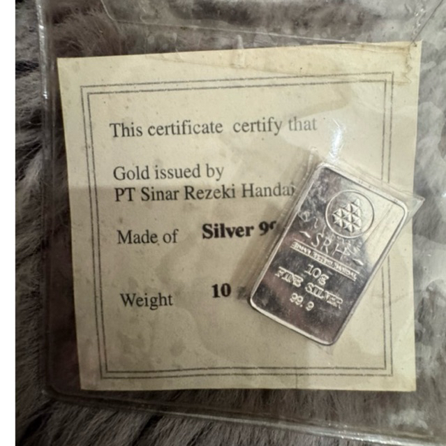 Finesilver perak SRH 10 gr