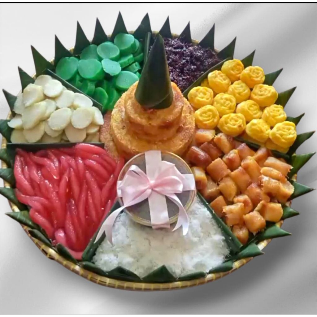 Jajan Pasar Tampah 10 Porsi / jajan pasar tradisional