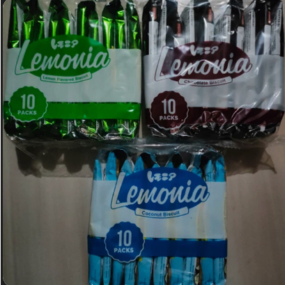 NISSIN LEMONIA LEMON Renteng | lemonia lemon renteng | lemonia coklat renceng/coconut renceng