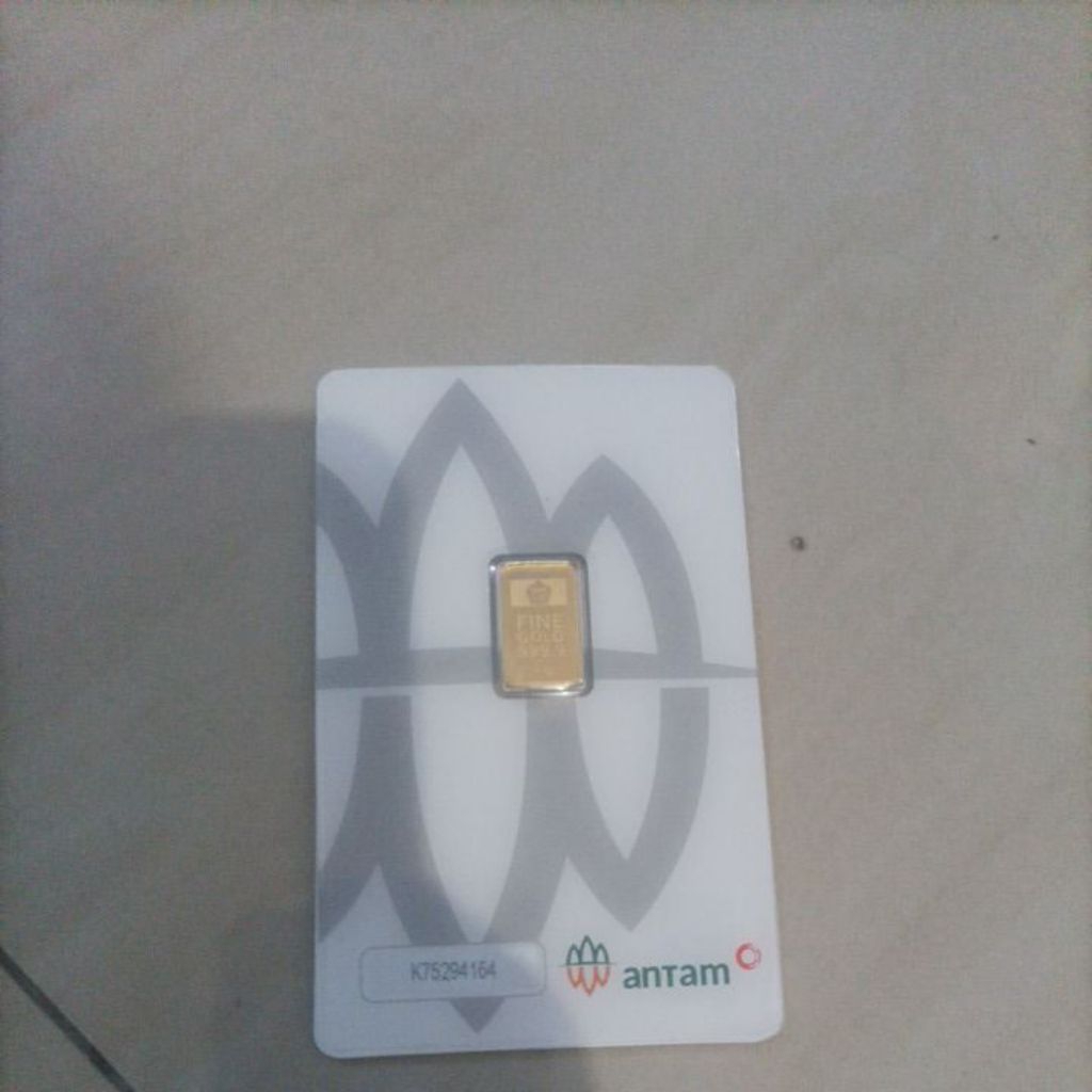 Logam Mulia Emas Antam 1 Gram 999.9 Murni, Kualitas Tinggi