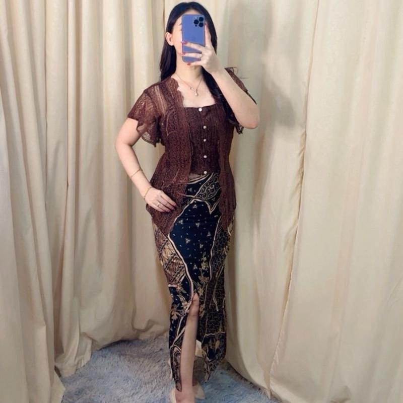 Dress Wanita Terbaru 2026 Dres Selutut Dreas Kondangan Baju Pesta Perempuan Drs Brokat Baju Natlan G
