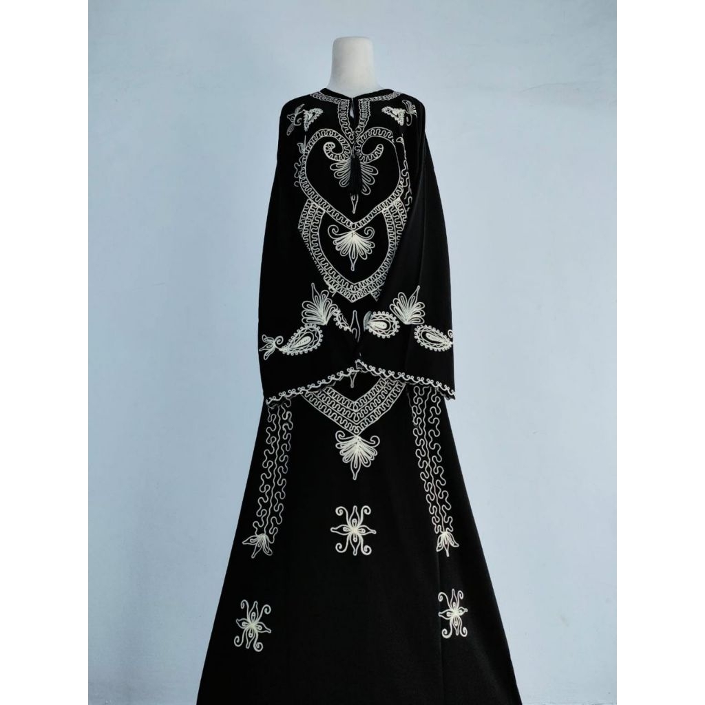 ABAYA BLUS ARAB SIZE L | ABAYA SHOLAT JETBLACK