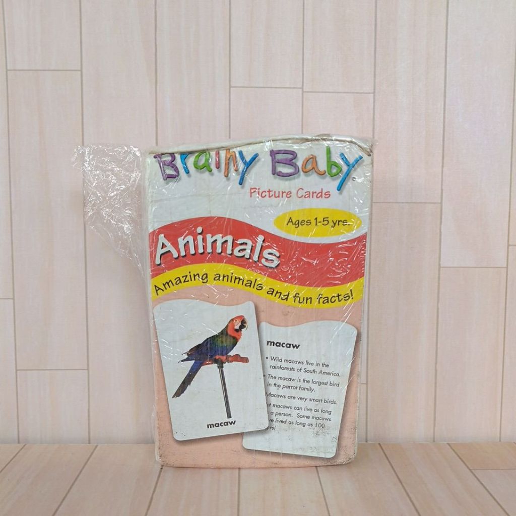 Buku Bacaan Anak Brainy Baby Picture Cards Animals