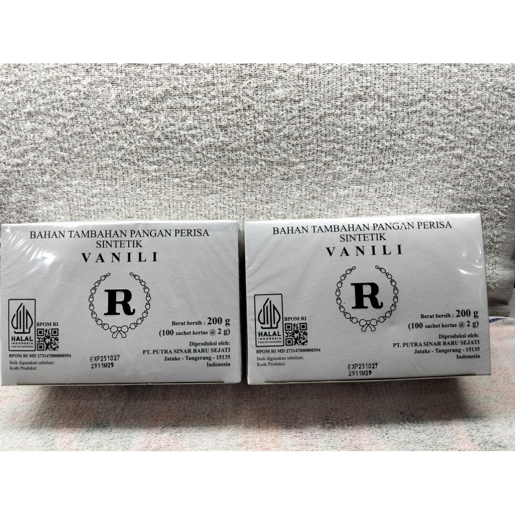 VANILI R BUBUK Sachet/100 Sachet(1Kotak)