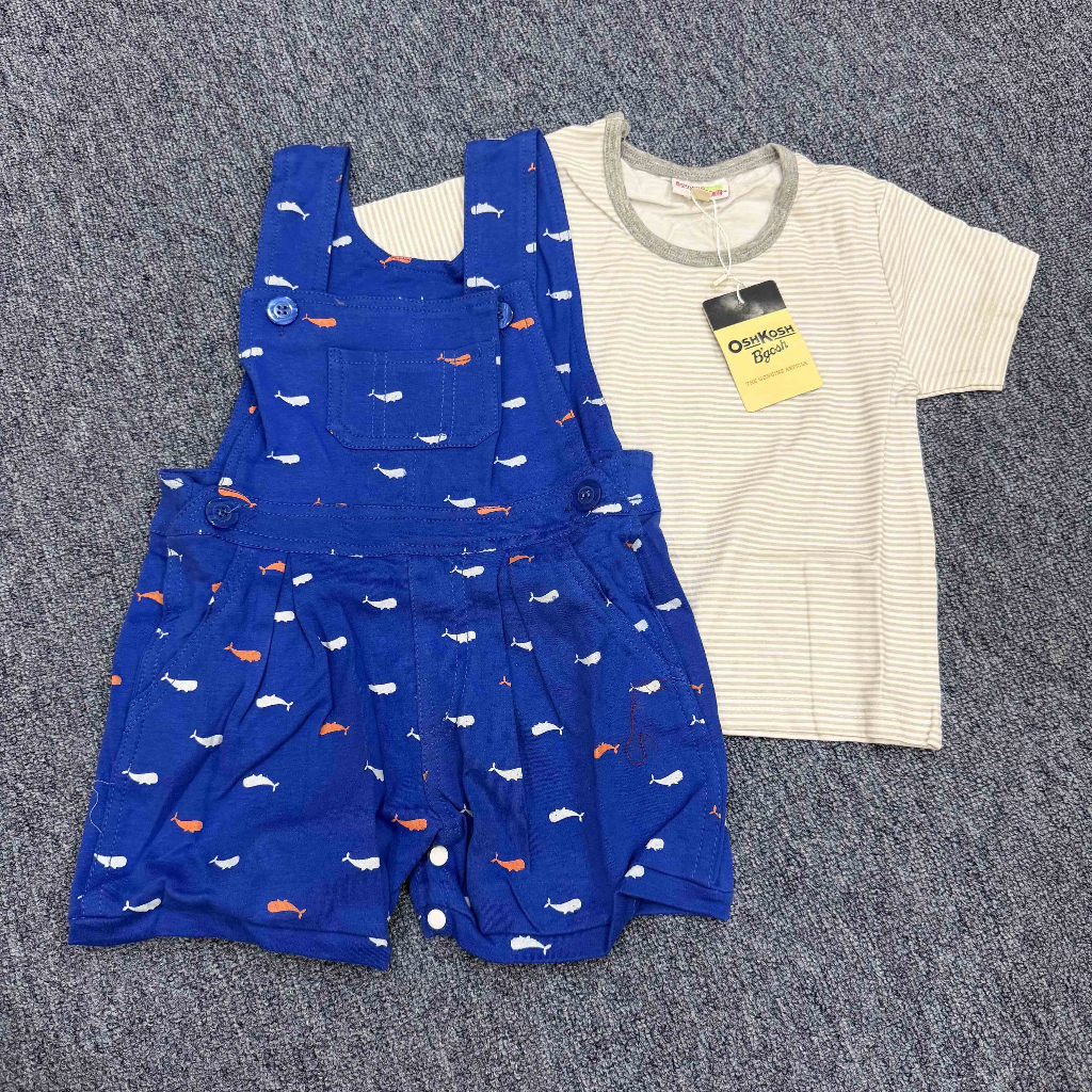 Oshkosh Set Kaos & Jumper Anak Laki-Laki 6 Tahun (Size 130)