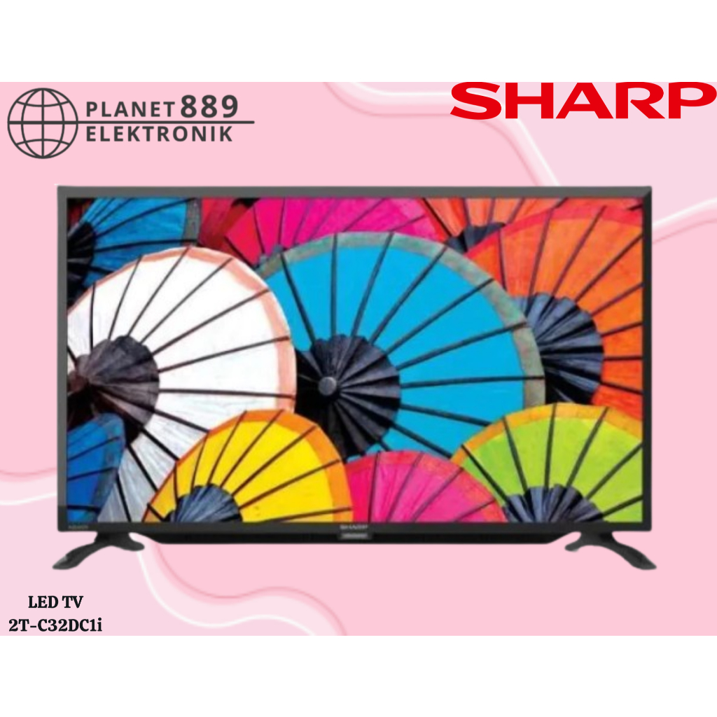 SHARP 2T-C32DC1I AQUOS Digital LED TV HD-Ready DVB-T2-USB Music & Picture 32"