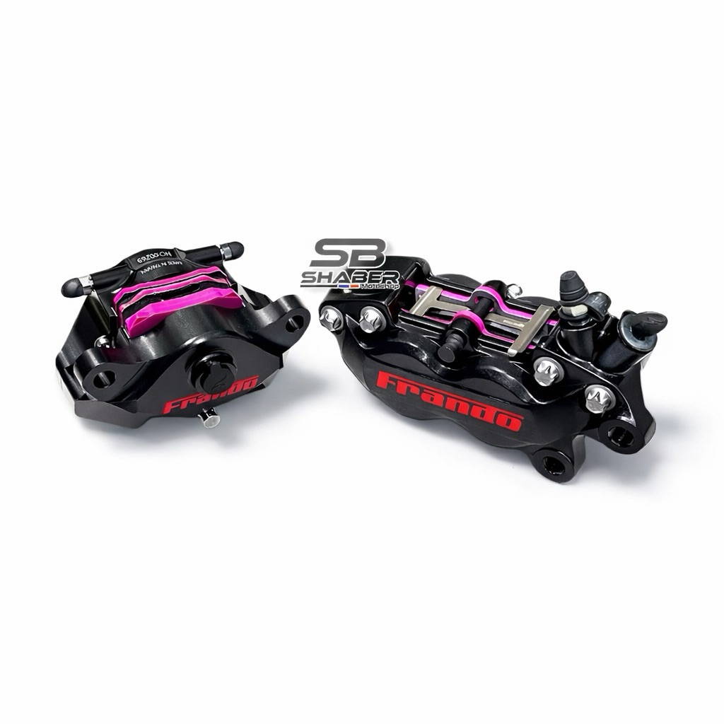 Kaliper 4Piston Frando FR6 Kaliper 2Piston Frando FCC984 Black