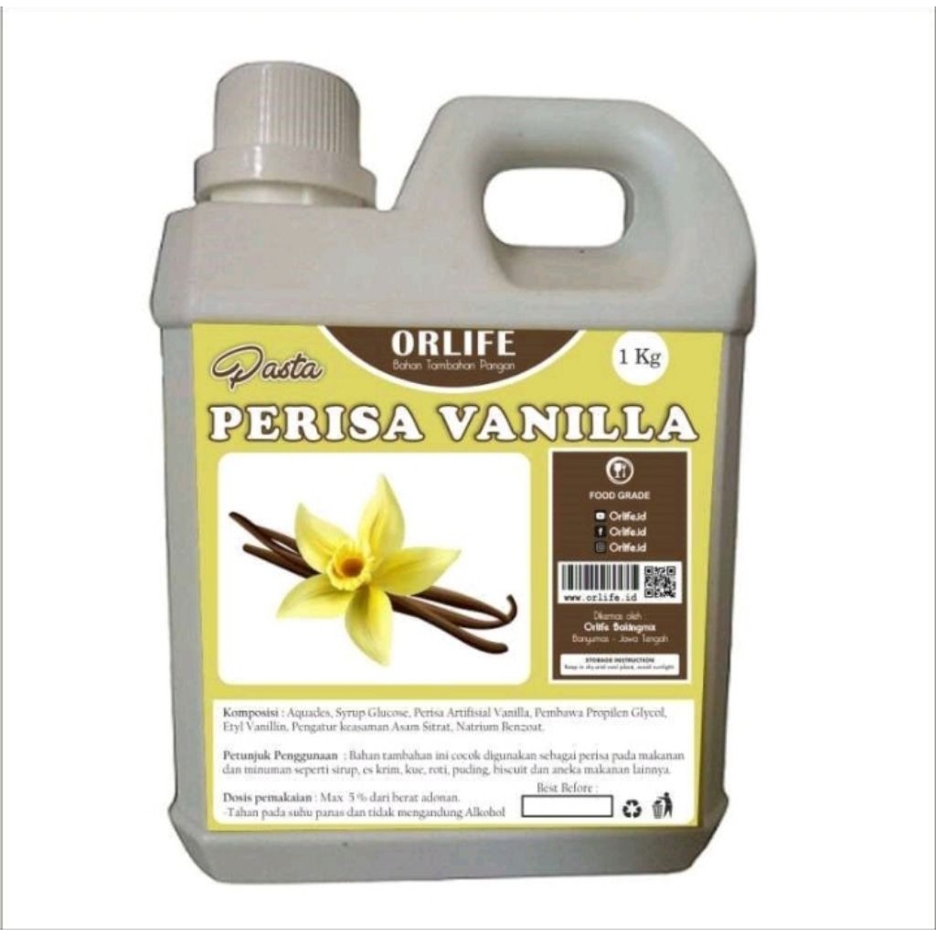 TRENDING Pasta Rasa Vanilla Atau Vanila, Vanilli 1 Kg Orlife Vanilla Flavored Paste 1 Kg