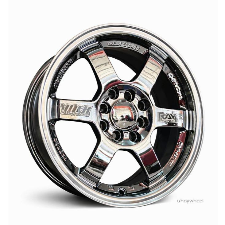 Velg Volk Rays TE37 Ring 15x7 H4x100/114.3 et +40 Black Chrome