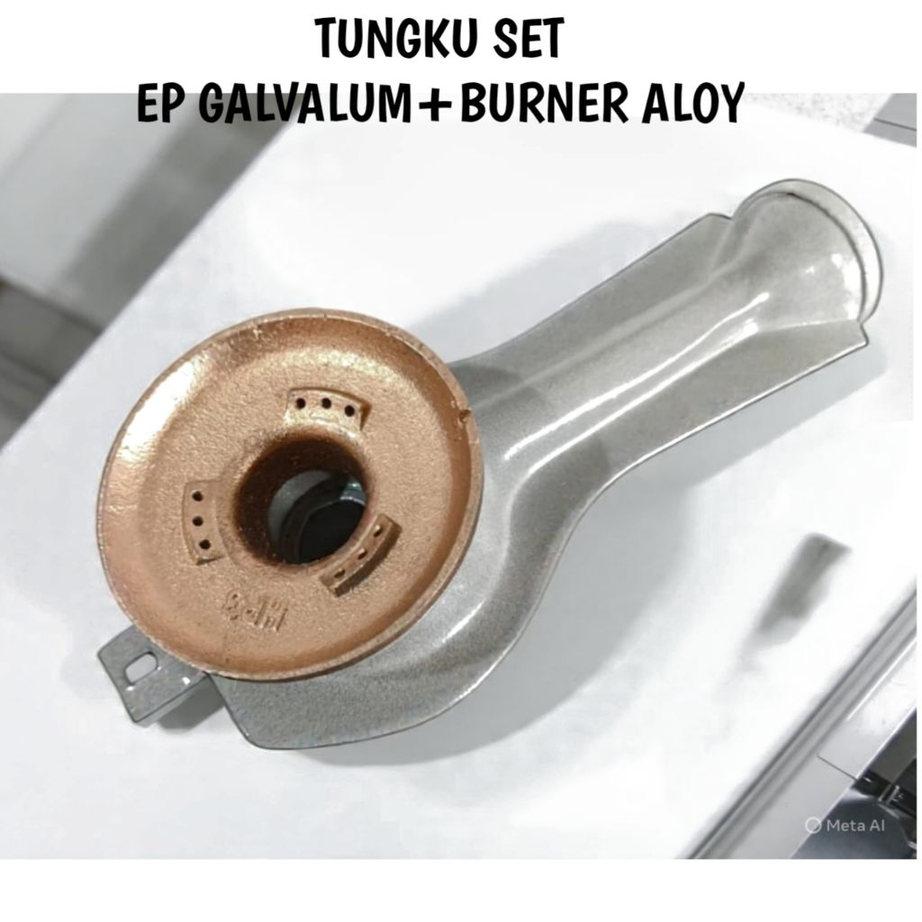 TUNGKU SET EP GALVALUM+BURNER ALOY/TUNGKU KOMPO TODACHI,HITACHI.TYOKU, NUSANTARA,DLL/ KOMPOR 2 GAS 2