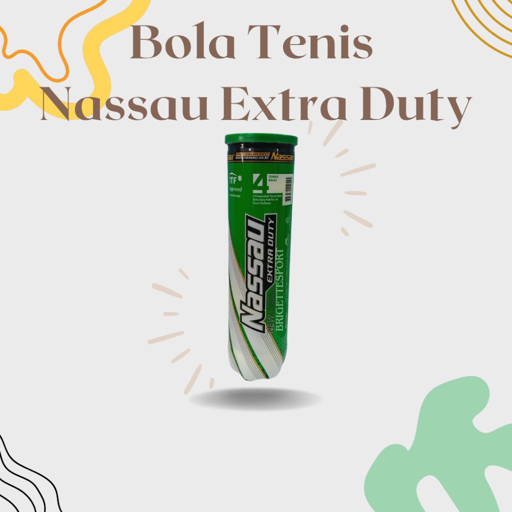 Bola Tenis Nassau Extra Duty/Nassau Championship Pro/Nassau Smash