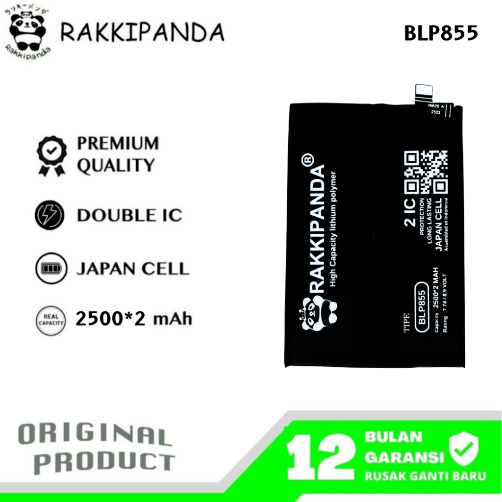 RakkiPanda - BLP855 Reno 6 Pro / Reno 7 5G / Reno 8 5G Batre Batrai Baterai