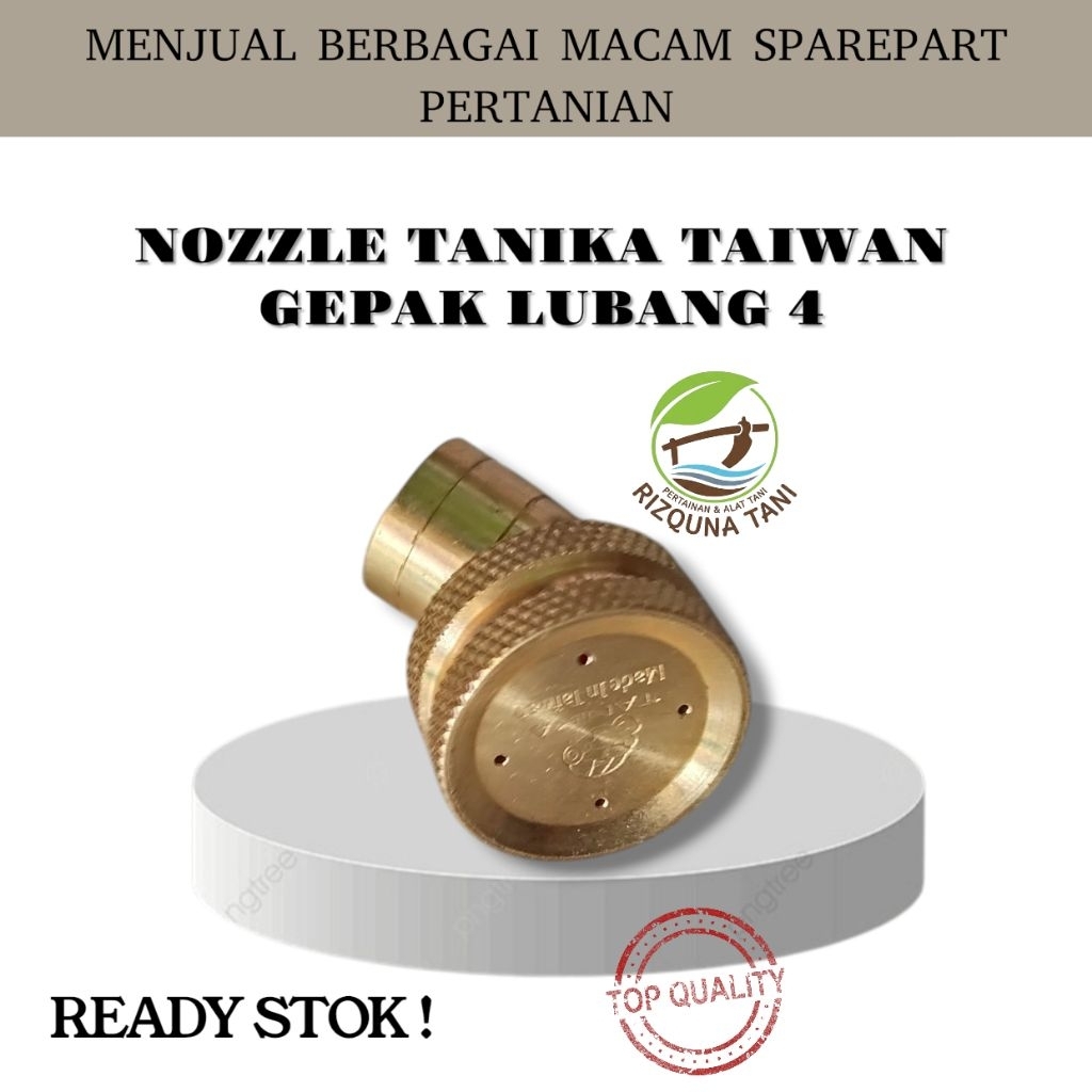 NOZZLE TANIKA TAIWAN GEPAK LUBANG 4 / NOZZLE TANIKA