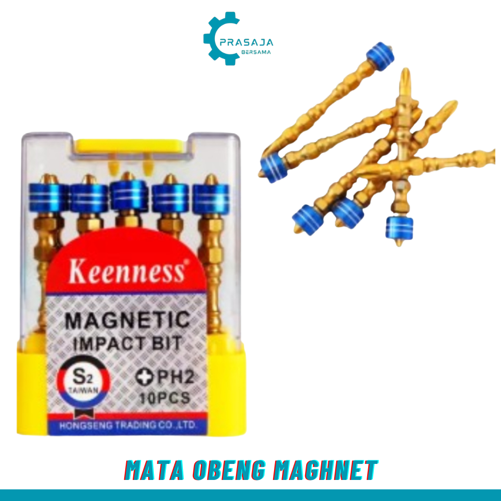 Mata Obeng PH2 Mata Bor Magnet Kepala Silang Baja Obeng Angin Bor Magnet 65MM Mata Bor 1/4 Inch