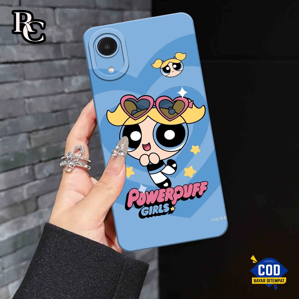 RUJOLA Softcase Samsung Galaxy A03 Core Fashion Case Powerpuff Samsung Galaxy A03 Core Pelindung Cam