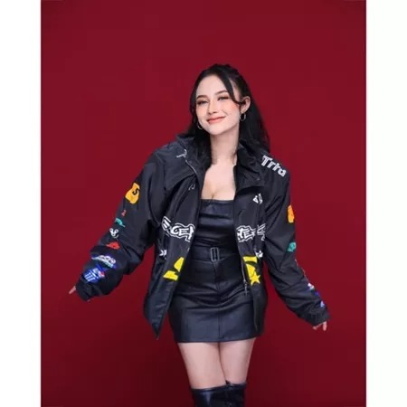 Jaket Parasut RACERTEES Nocturne Black Parasut Waterproof Unisex