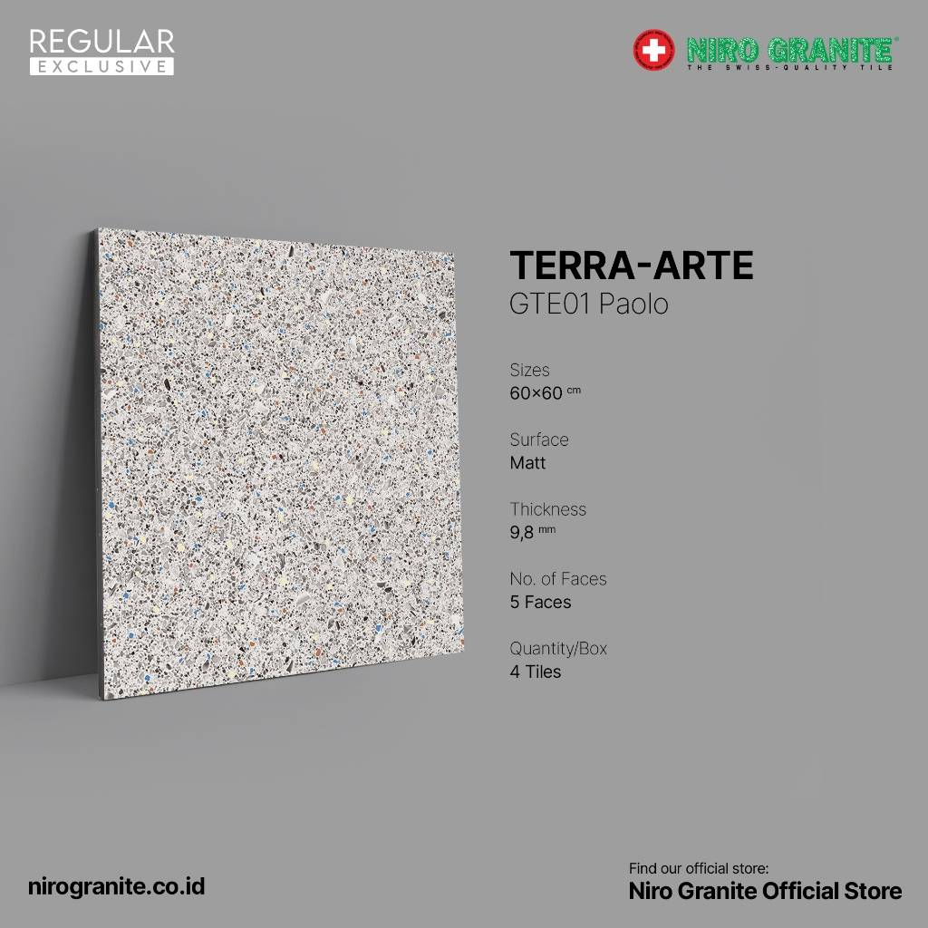 NIRO GRANITE 1st Grade - Terra Arte GTE01 - Matt - 60 x 60